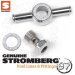 Maintain the best fuel pressure - Stromberg Banjo Fitting – Double End – Fits Fuel Gauge