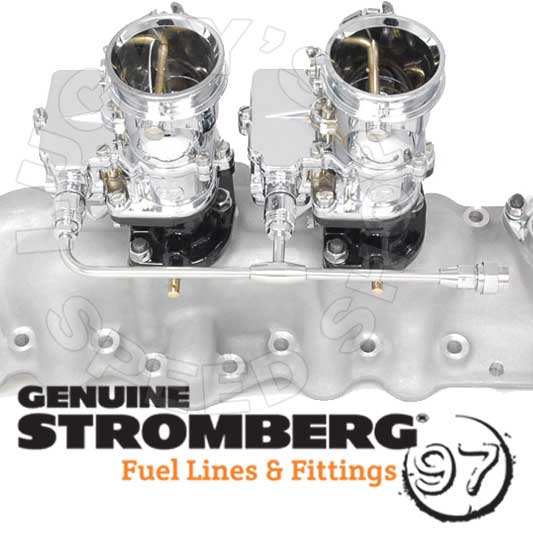 Stromberg Polished Fuel Line | Lucky's Speed Shop