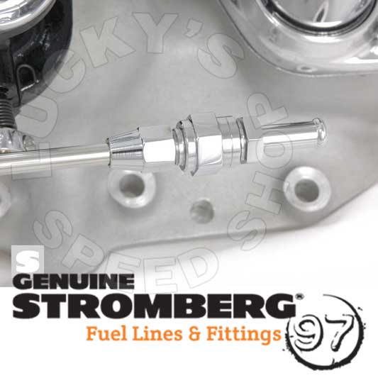 Stromberg Polished Fuel Line | Lucky's Speed Shop