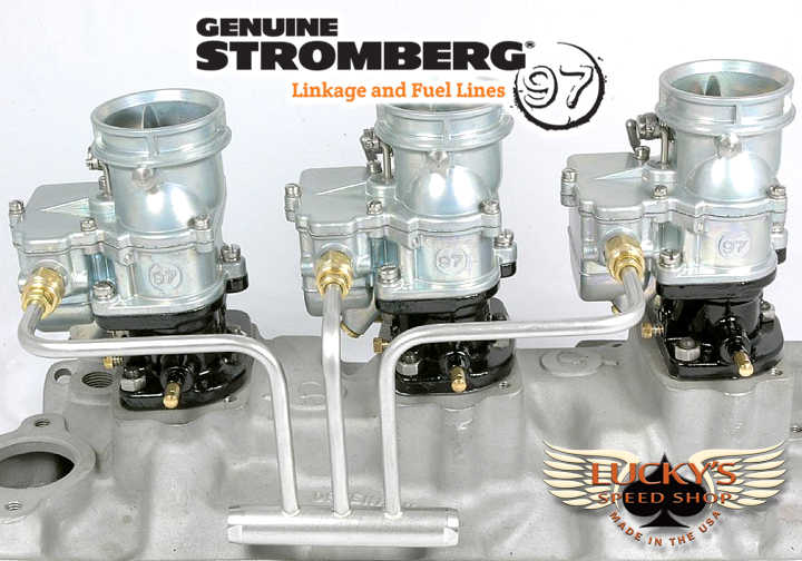 Stromberg Big Bore Stainless Fuel Line 3x2 - Small Block Chevy - 9146-BIG