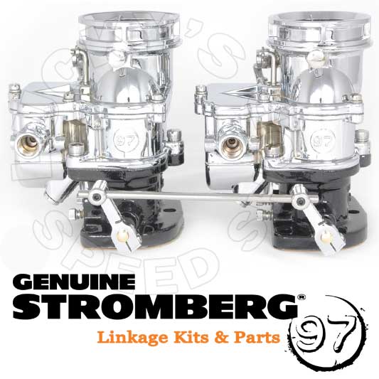 Stromberg TwoStep 2x2 Linkage 4-3/4" Chrome - 9241S-CHR