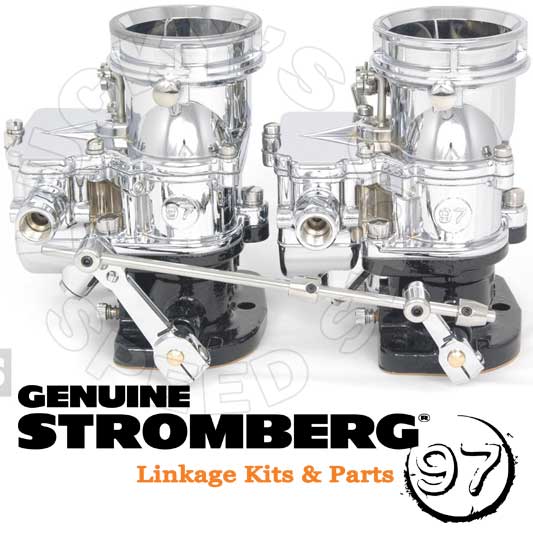 Stromberg Progressive Linkage 5 to 5-3/16" Chrome - 9248PRO-CHR