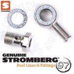 Stromberg Banjo Fitting – Single End – Fits Fuel Gauge - check that fuel pressure