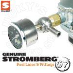 Stromberg Banjo Fitting – Single End – Fits Fuel Gauge - check that fuel pressure