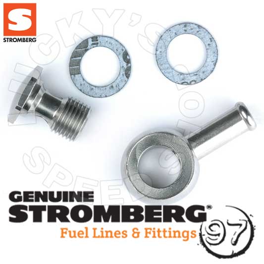 Stromberg Banjo Fitting - Single End - 9082K