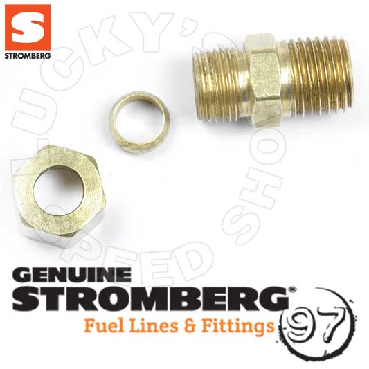 Stromberg 1/4 NPT to 5/16 NPT Hard Line Adapter (1) - 9180K