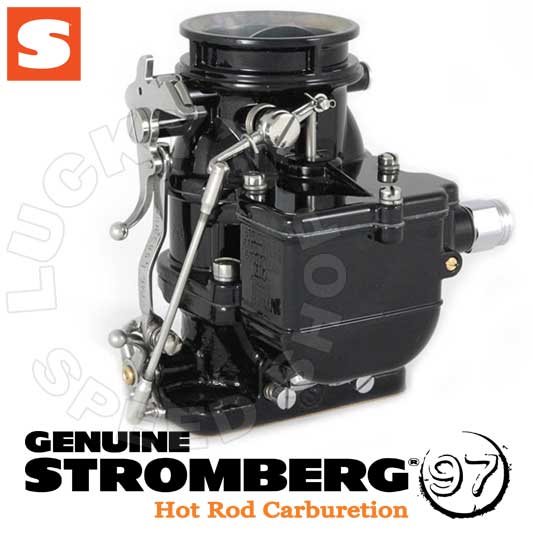 Stromberg 97 Carburetor - 9510A - Black and Chrome