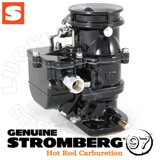Genuine Stromberg BIG97 Carburetor Black Finish for Flathead Ford