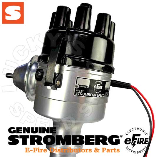 Genuine Stromberg E-Fire Distributor Gen 1 Chevy, 12V NEG Ground for small block and big block chevys.